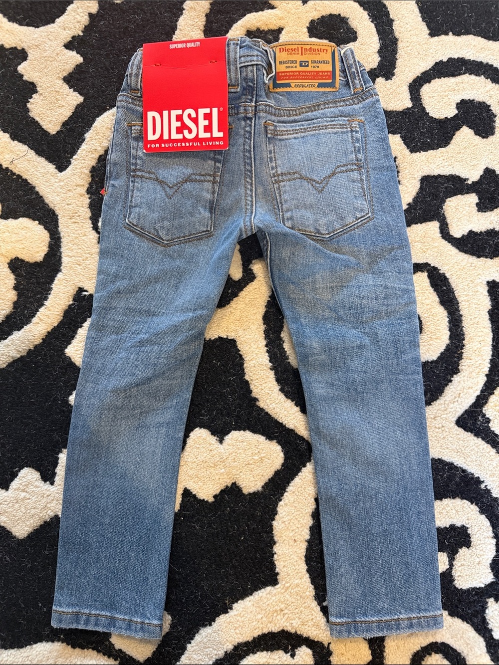 Diesel Toddler Slim Straight Blue Denim Jeans. 24-36m -NWT - Picture 5 of 8